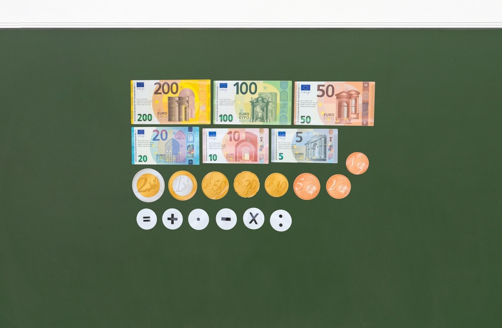 EUROS POUR TABLEAU MAGNETIQUE