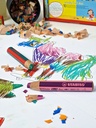 CRAYONS 3 EN 1 WOODY "DUO", ETUI de 10*NOUVEAU