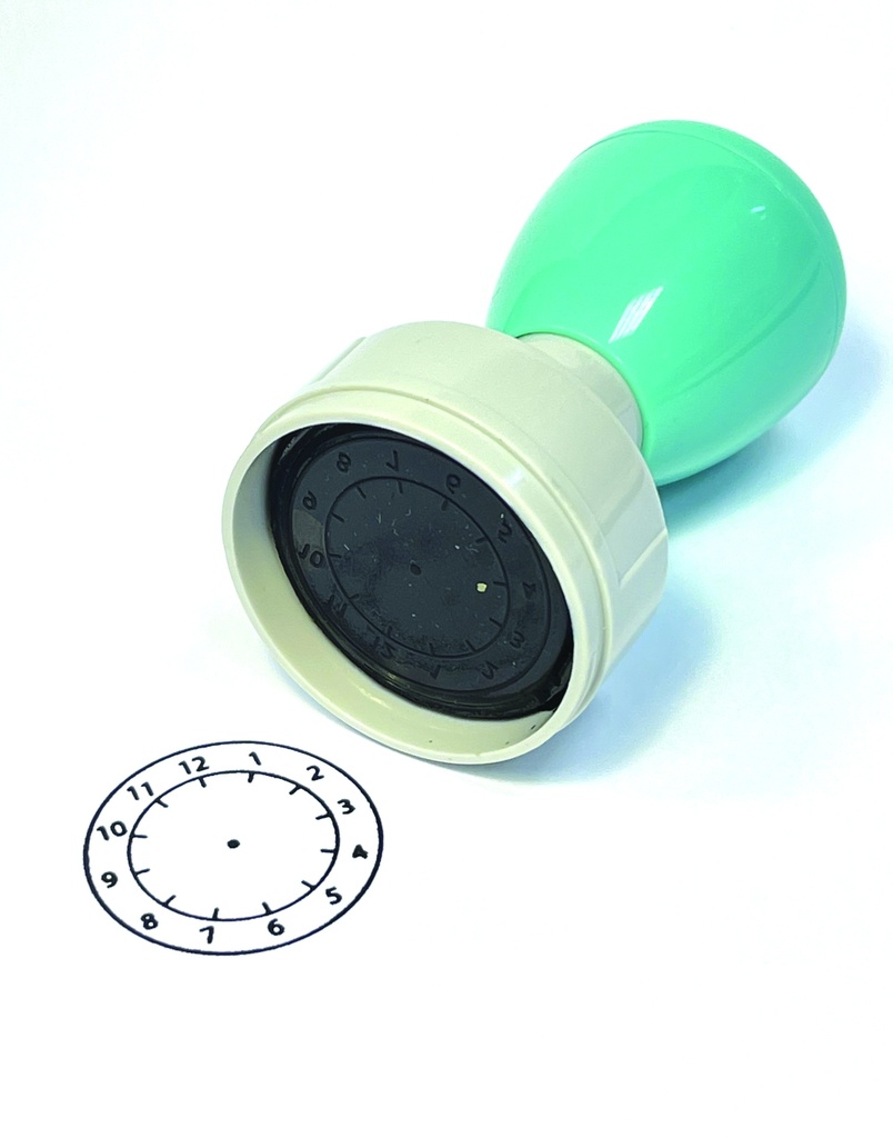 TAMPON HORLOGE HEURES* NOUVEAU