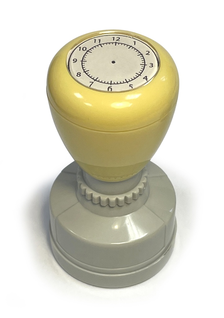 TAMPON HORLOGE MINUTES* NOUVEAU