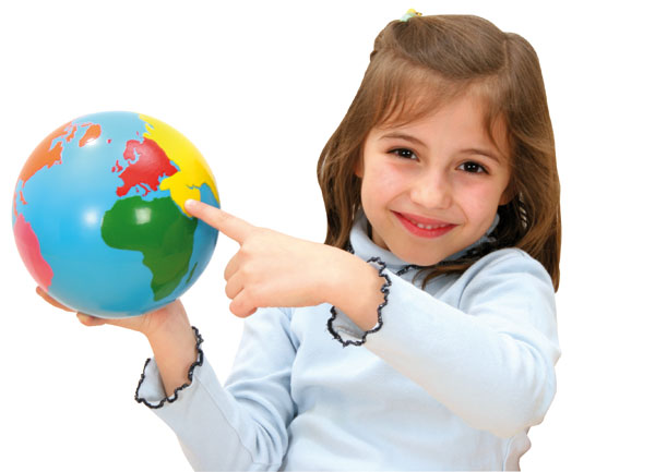 GLOBE DES CONTINENTS