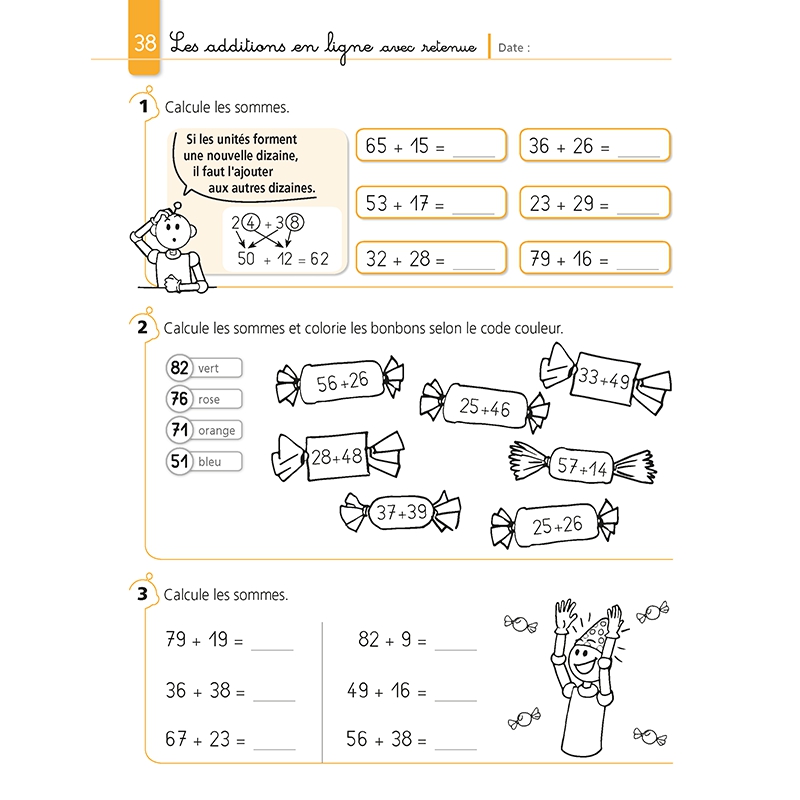 JE REUSSIS MES CALCULS, 2-3E PRIM.