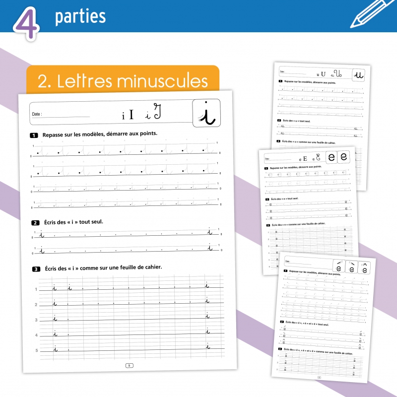 CAHIER D'ECRITURE, LA PIECE