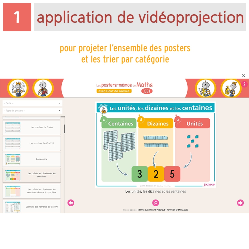 LES POSTERS-MEMOS DE MATHS 2 ET 3E PRIM