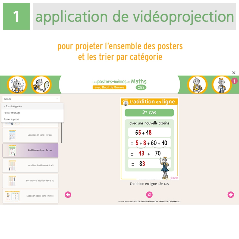 LES POSTERS-MEMOS DE MATHS 3-4 EMES PRIMAIRES
