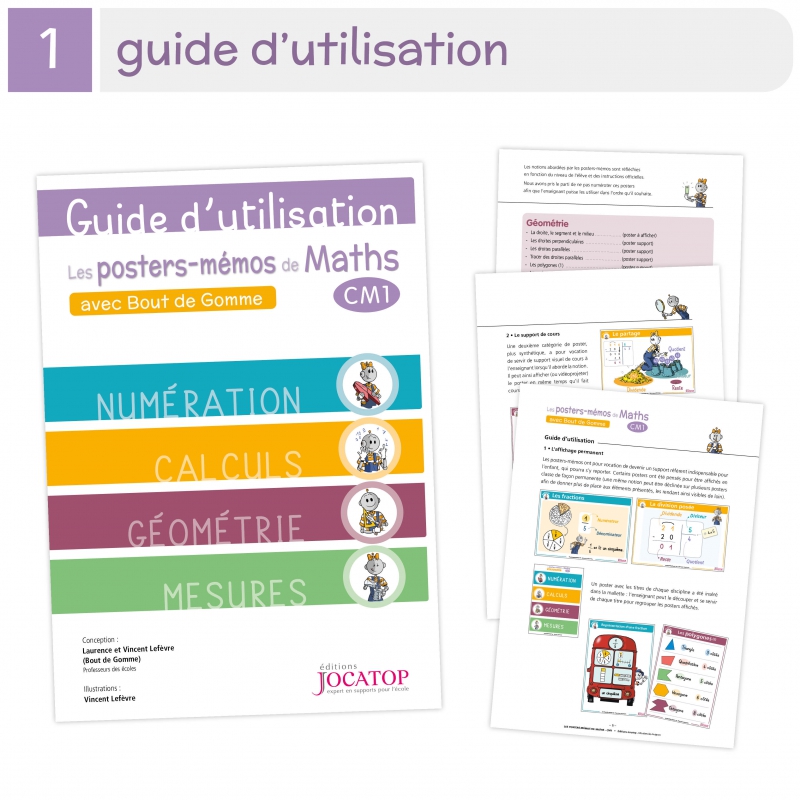 LES POSTERS-MEMOS DE MATHS 4E ET 5E PRIMAIRES