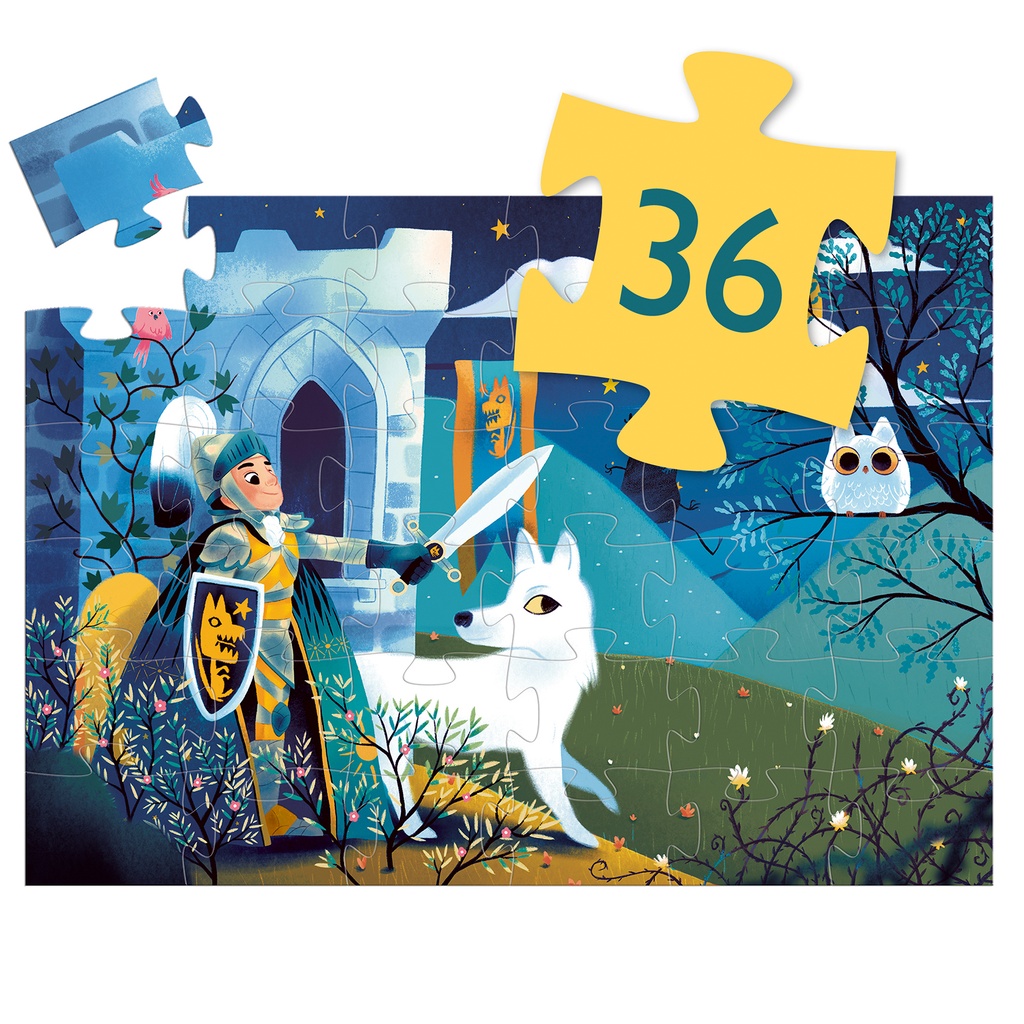 PUZZLE, LE CHEVALIER DE LA PLEINE LUNE-36 PIECES