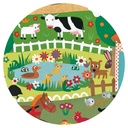 PUZZLE DECOUVERTES, LES ANIMAUX DE LA FERME-35 PIECES