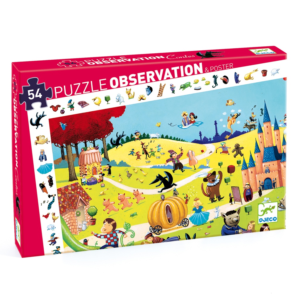 PUZZLE DECOUVERTES, LES CONTES-54 PIECES