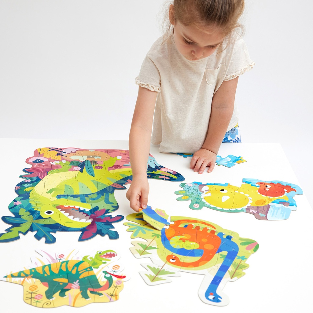 PUZZLES DINOSAURES, DE 9 A 35 PCS* NOUVEAU