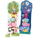 PUZZLE XXL JOUR ET NUIT A LA FERME, 27 PCS * NOUVEAU