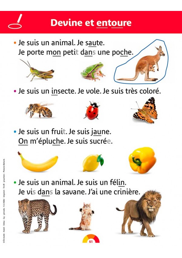 MON CAHIER DE LECTURE, VOLUME 1