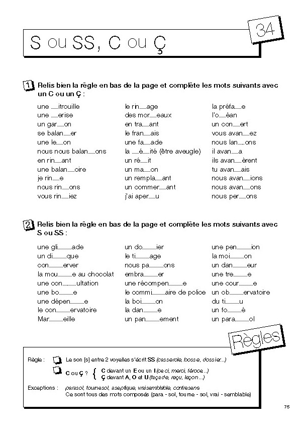 L'ORTHOGRAPHE, LE FICHIER
