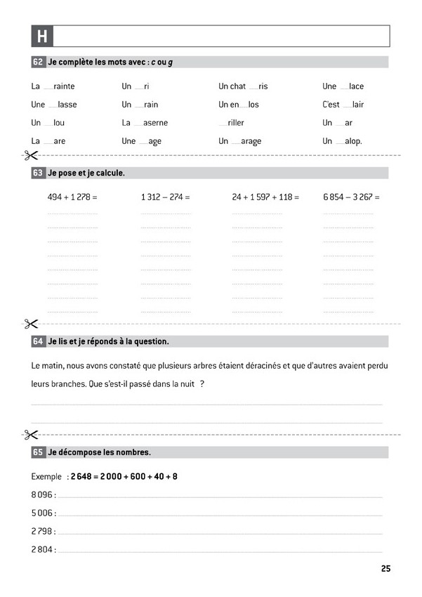 REACTIVATION, 3 ET 4EMES PRIMAIRES
