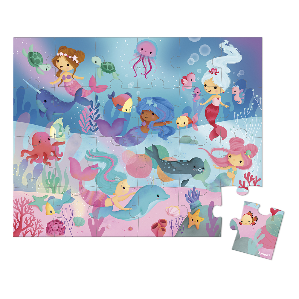 PUZZLE SIRENES, 24 PCS* NOUVEAU