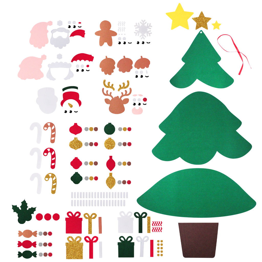 SAPIN DE NOËL EN FEUTRINE A CONSTRUIRE* NOUVEAU