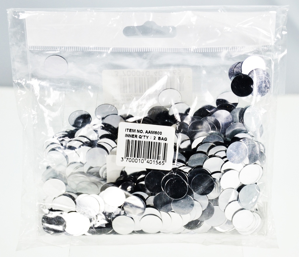 MIROIRS 1CM ARGENT, SACHET DE 600
