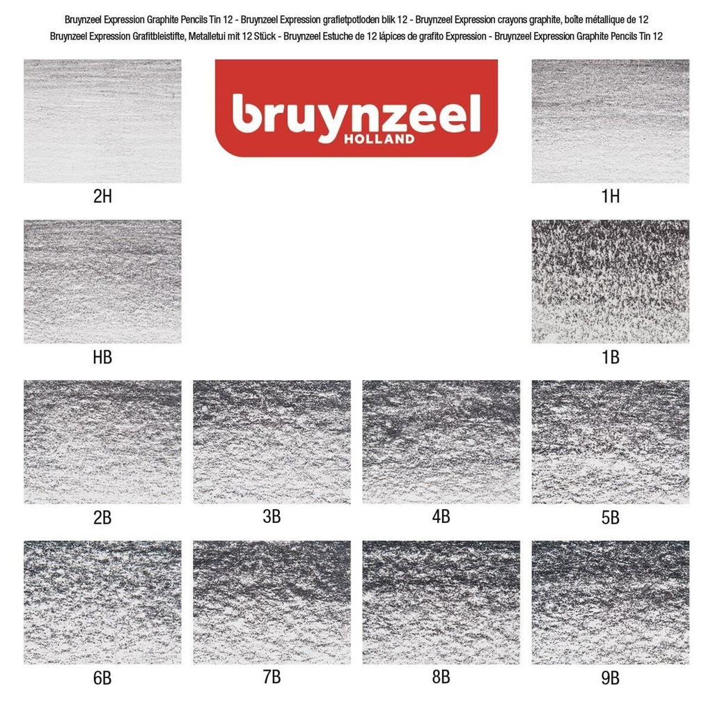 CRAYONS BRUYNZEEL GRAPHITE* NOUVEAU