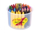 CRAYONS CIRE JOVICOLOR/POT DE 60