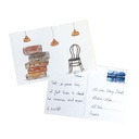 CARTES POSTALES 10X15CM, LOT DE 10