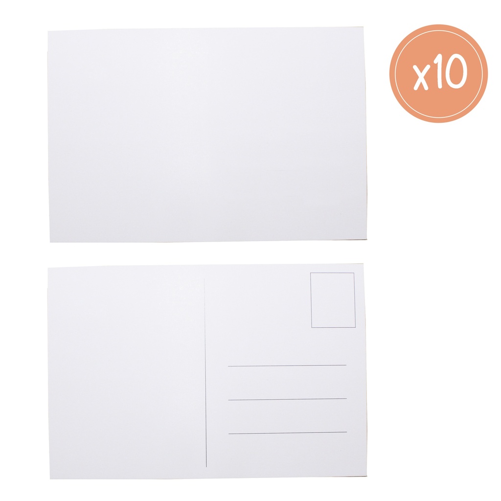 CARTES POSTALES 10X15CM, LOT DE 10