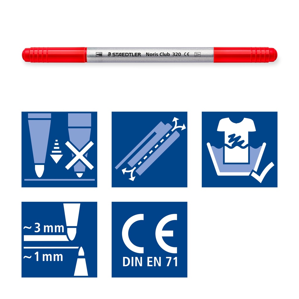 MARQUEUR DOUBLE POINTE STAEDTLER