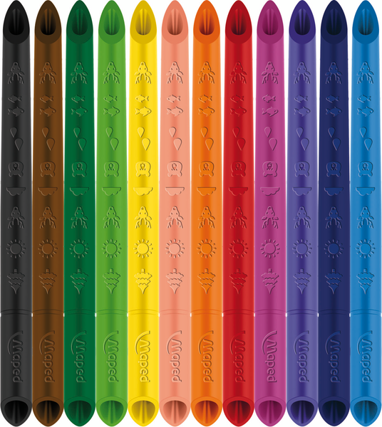 CRAYONS DE COULEUR SCHOOL PEP'S INFINITY, PRESENTOIR DE 72* NOUVEAU