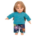 POUPEE FILLE EUROPEENNE, 35CM