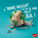 CISEAUX ViVo MAPED GAUCHER 12CM SMILING PLANET*NOUVEAU