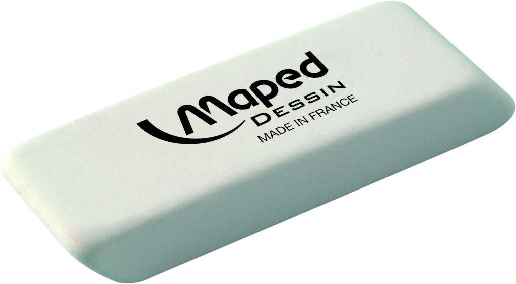 GOMME CRAYON CAOUTCHOUC NATUREL MAPED, LA BOITE*NOUVEAU