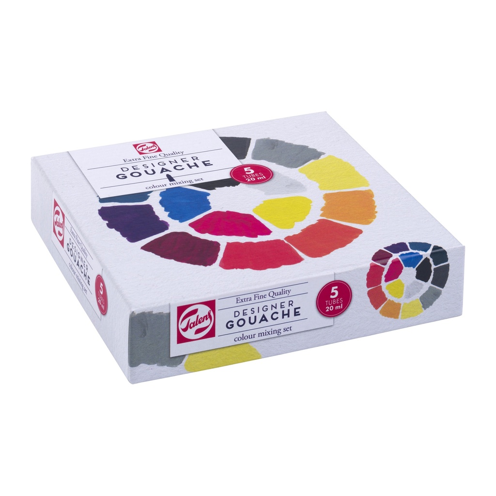 GOUACHE QUALITE EXTRA FINE, 5X20 ML* NOUVEAU