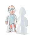 PERSONNAGES EN CARTON, LOT DE 50