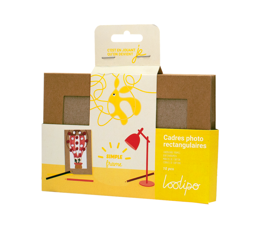 CADRES CARTON A DECORER, LOT DE 10*NOUVEAU