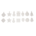 SUSPENSIONS DE NOEL 3D, LOT DE 25* NOUVEAU