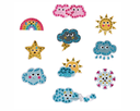 MAGNETS EN STRASS, LA METEO* NOUVEAU