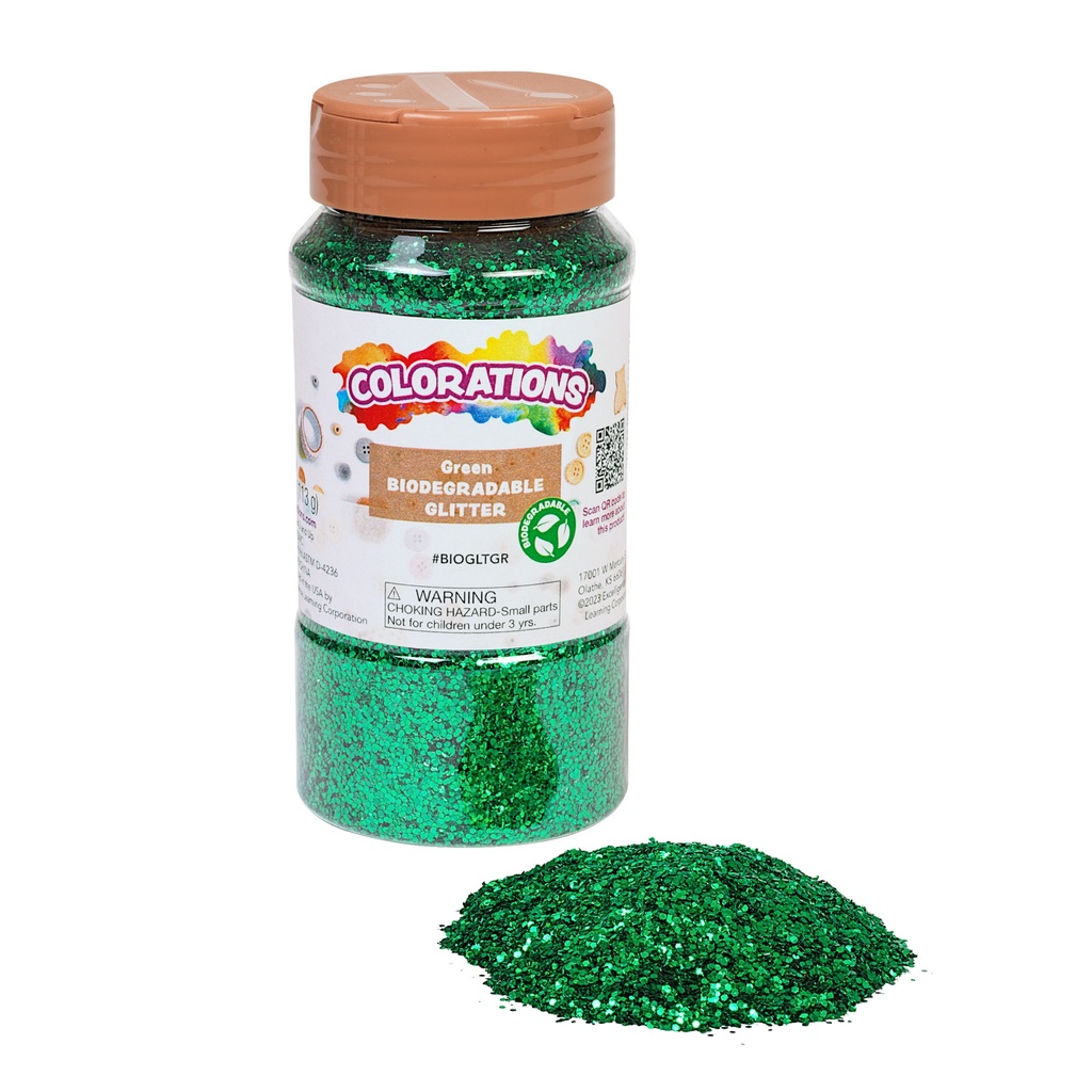 PAILLETTES BIODEGRADABLE ARGENT, POT DE 113GR* NOUVEAU