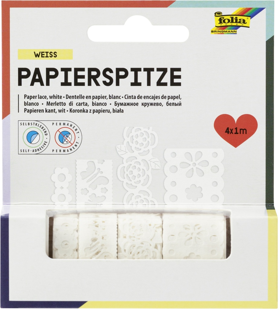 DENTELLE DE PAPIER, BLANC * NOUVEAU