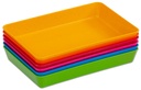 PLATEAUX DE TRI BIOPLASTIC, SERIE DE 6