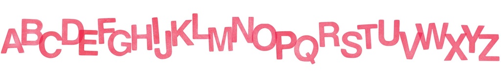 TAMPON MOUSSE POIGNEE ALPHABET MAJU