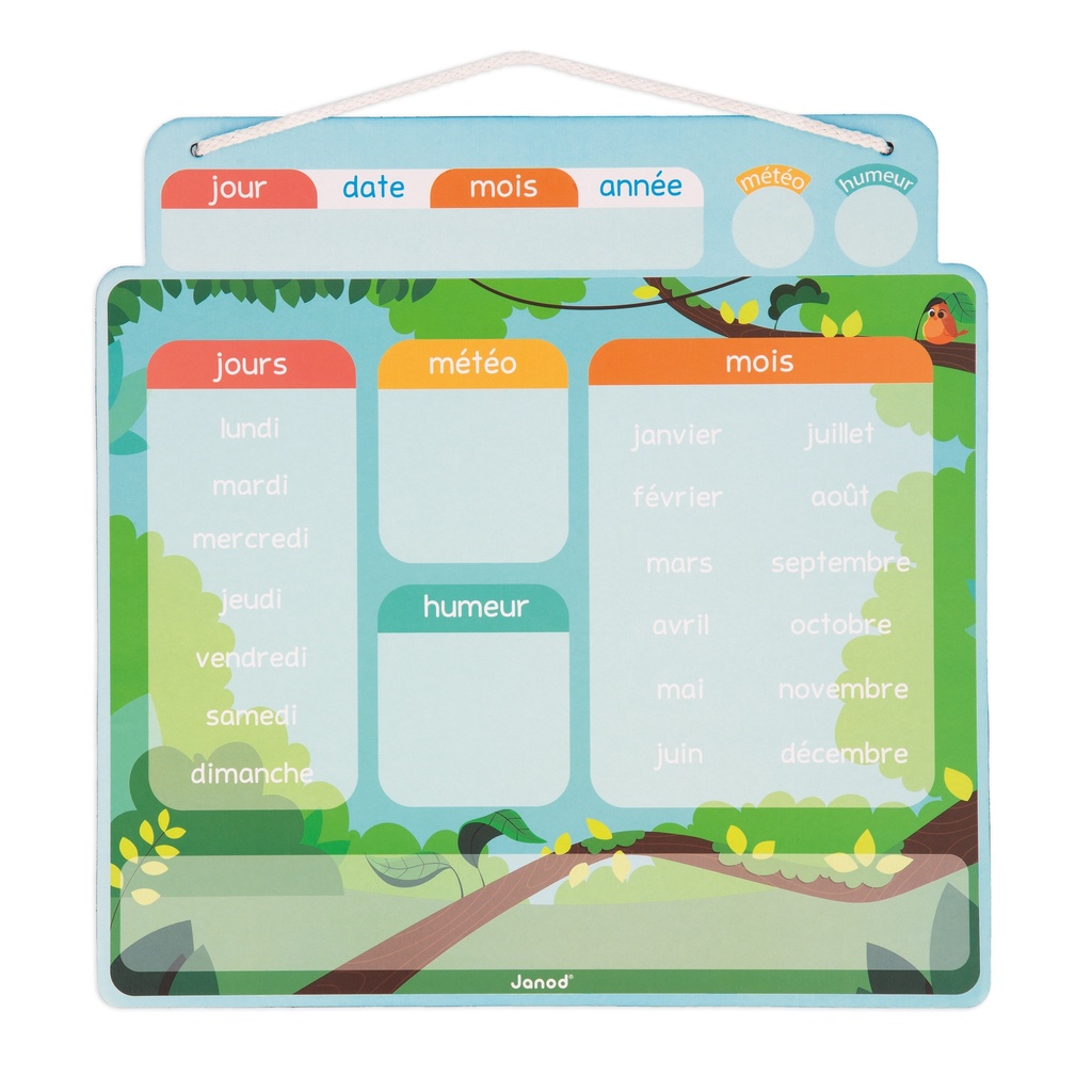 MON AGENDA MAGNETIQUE "UNE BELLE JOURNEE"