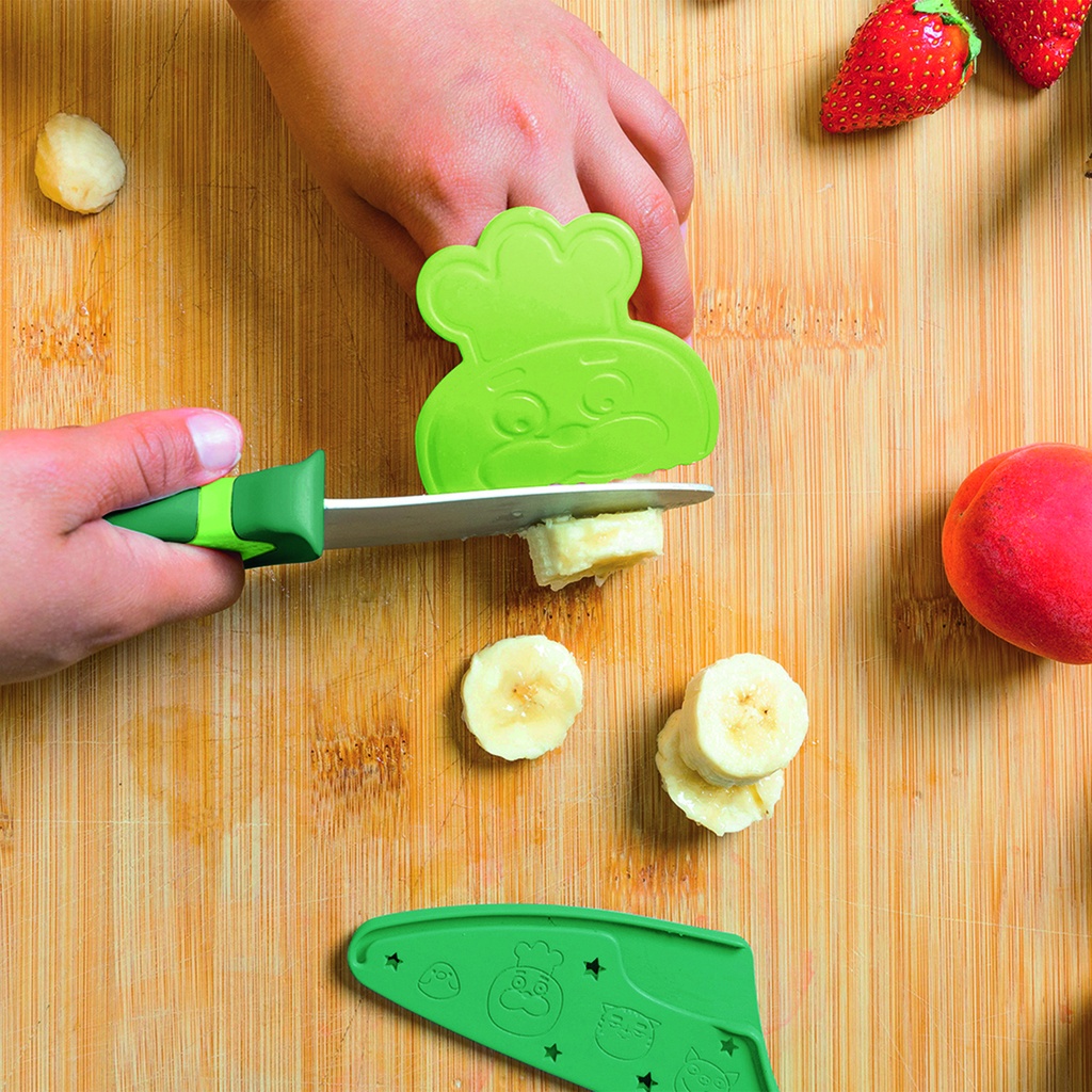 COUTEAU VERT CHEF CLUB KIDS* NOUVEAU