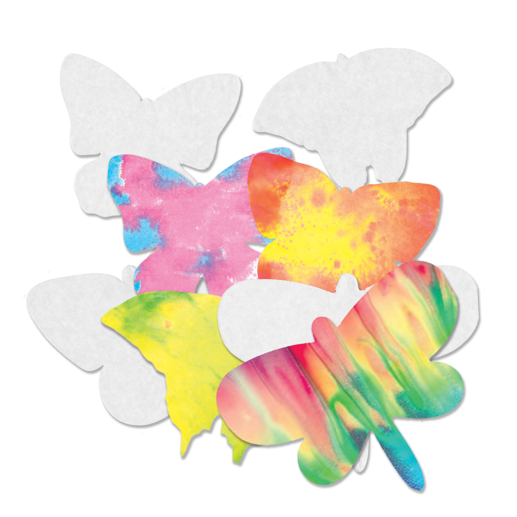 PAPIER DIFFUSEUR PAPILLONS, PAQUET DE 48
