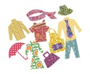 PAPIER IMITATION TISSU 96 FEUILLES