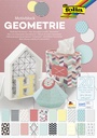 CARTON "GEOMETRIE", BLOC DE 20 FEUILLES ASS.* NOUVEAU