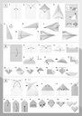PAPIER A PLIER A4, POCHETTE DE 50 F. ASS.* NOUVEAU