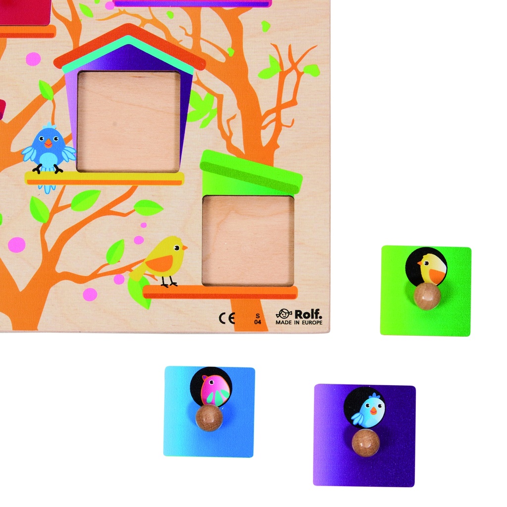 PUZZLE A ENCASTREMENT "LES NICHOIRS", 10 PCS* NOUVEAU