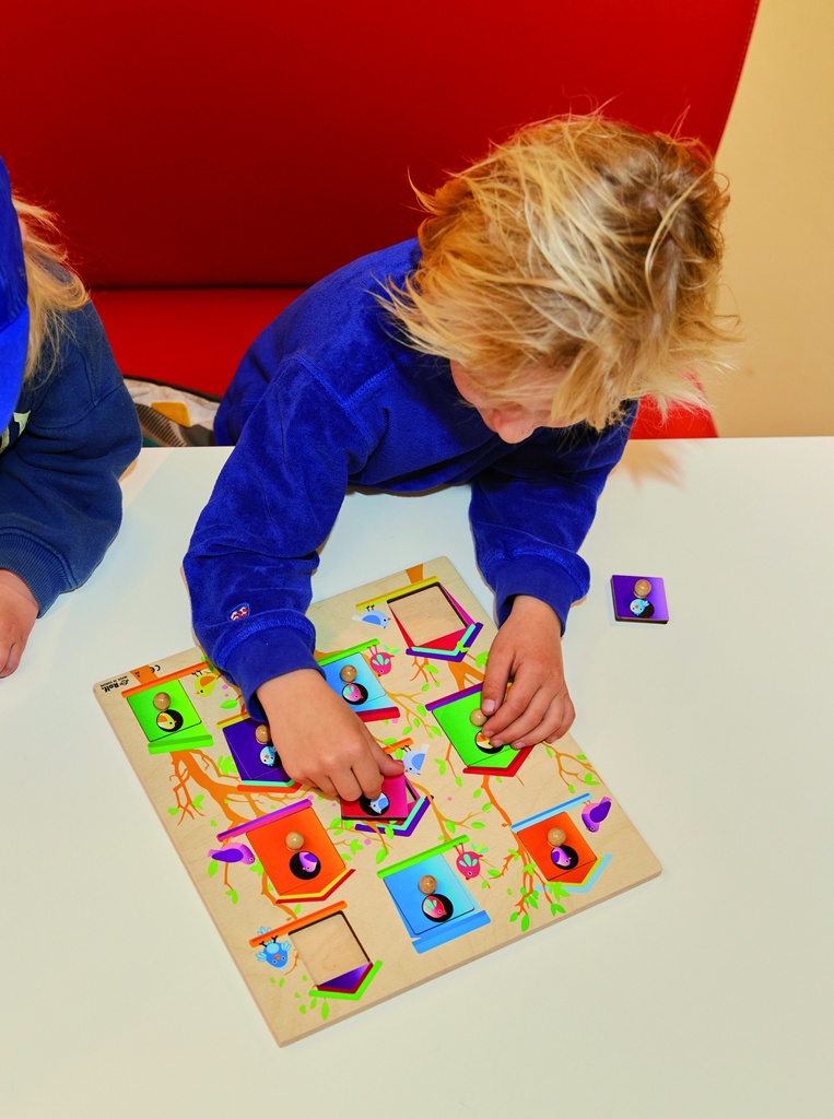 PUZZLE A ENCASTREMENT "LES NICHOIRS", 10 PCS* NOUVEAU