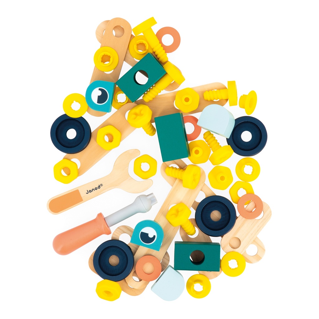 BRICO KID'S BARIL DE 50 PIECES* NOUVEAU