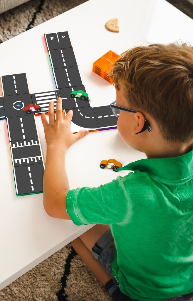 COBLO ROUTES MAGNETIQUES, SET DE 50 PIECES* NOUVEAU