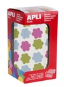 GOMMETTES ADHESIVES FLEURS, LE ROULEAU